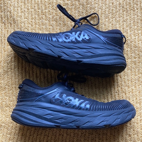 Hoka One One Shoes Hoka Black Running Shoes 95 Womens Bondi 7